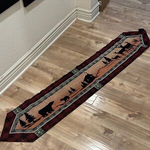 Rustic Animal Print Table Runner